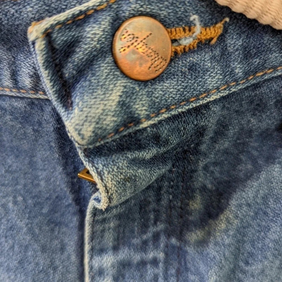 Vintage 70's Distressed Well Worn Wranglers 33x34 - Picture 2 of 9